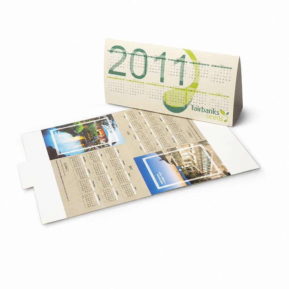Branded Desk Calendars 140mm — Custom Print