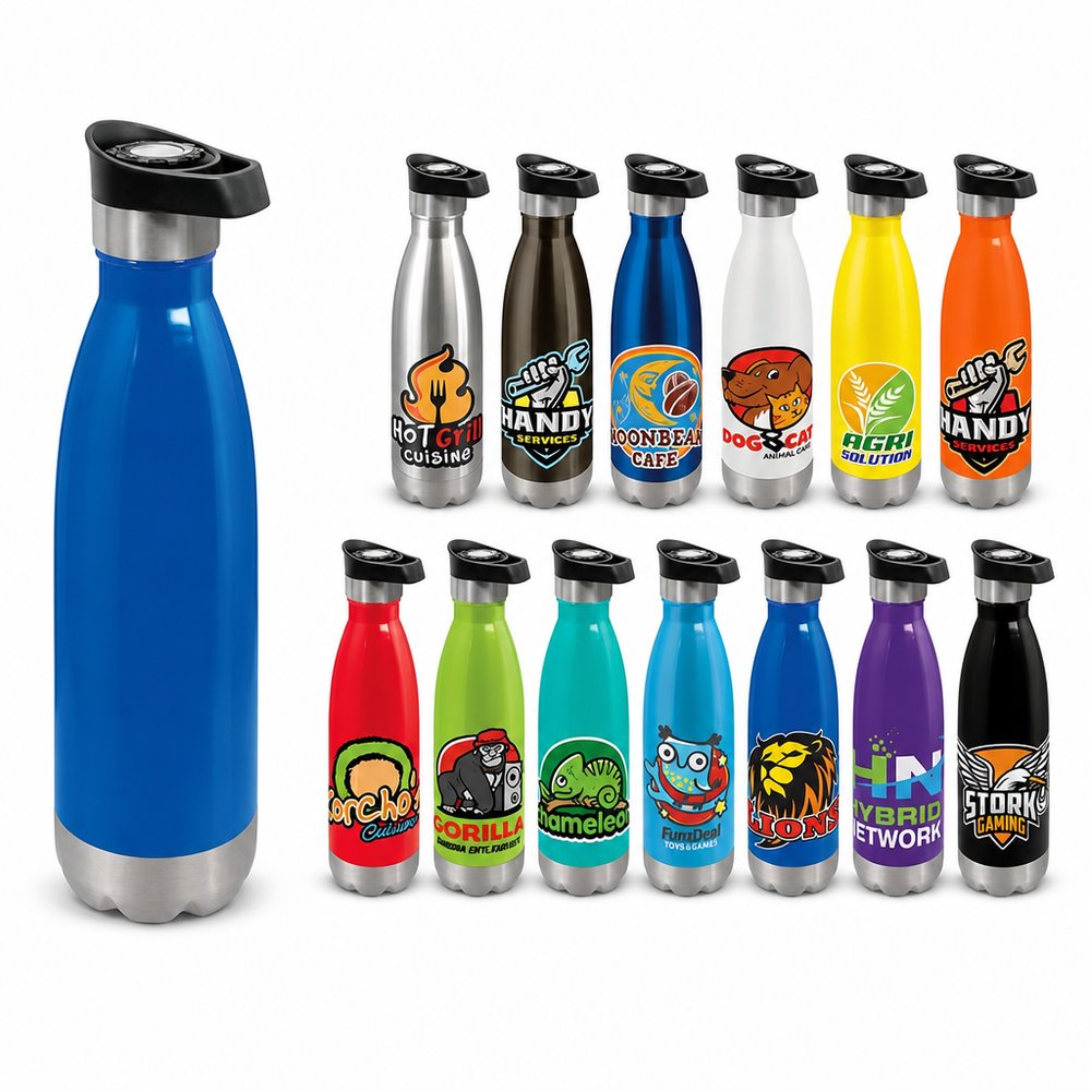 名入れ対応 Tulip サーマル プッシュボタン ボトル 500ml