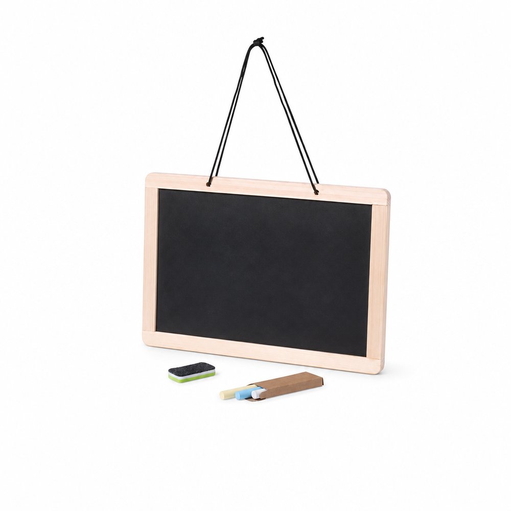 Branded Double-Sided Hanging Chalkboard & Whiteboard