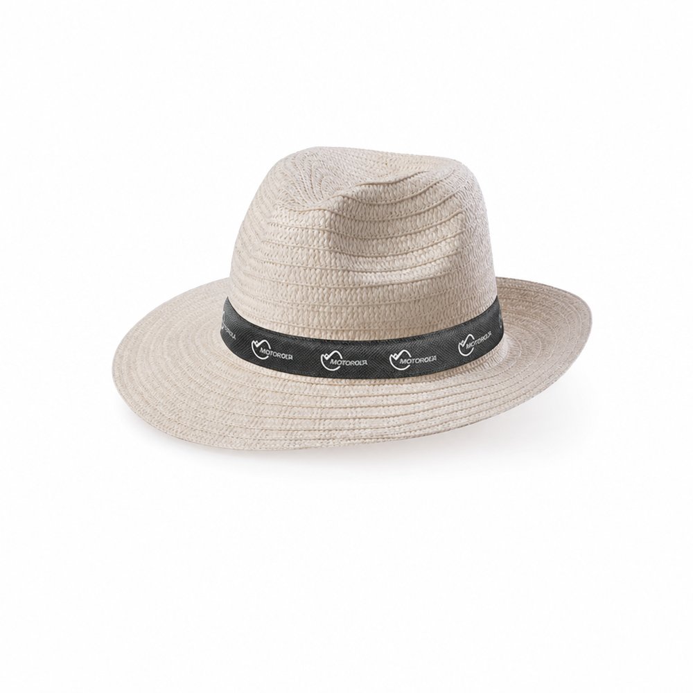 Branded Straw-Style Hat for Summer Events