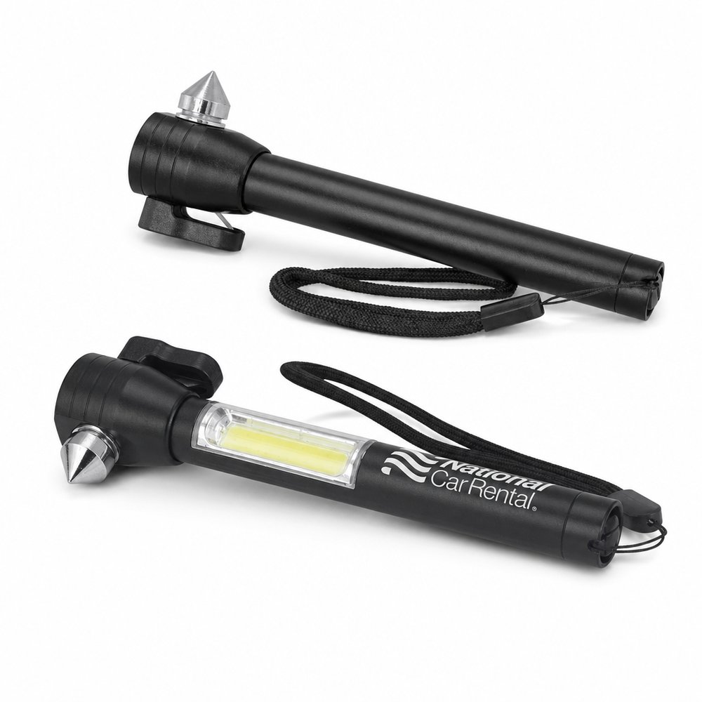 Vehicle Safety Multi-Tool with COB Torch