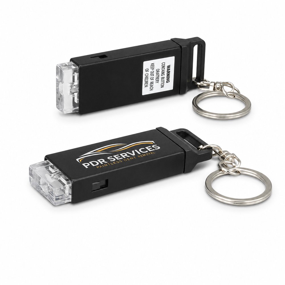 Mini LED Torch Keyring — Branded Pocket Light