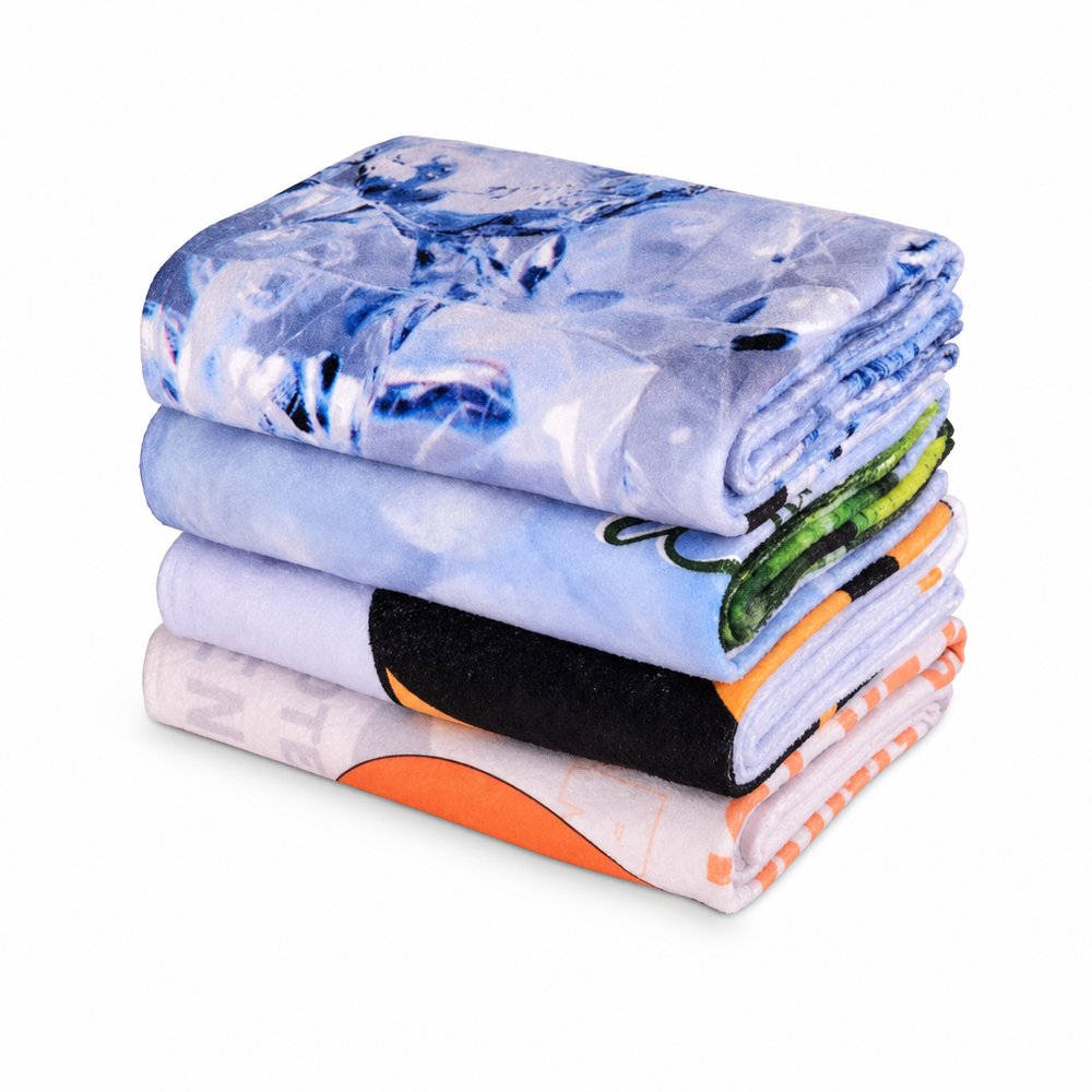 Custom Printed Face Washers — Full Colour Sublimation