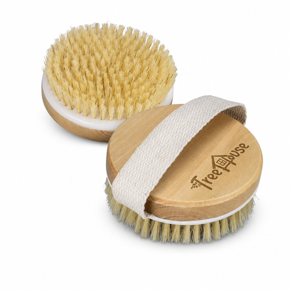 Wooden Body Brush with Sisal Bristles
