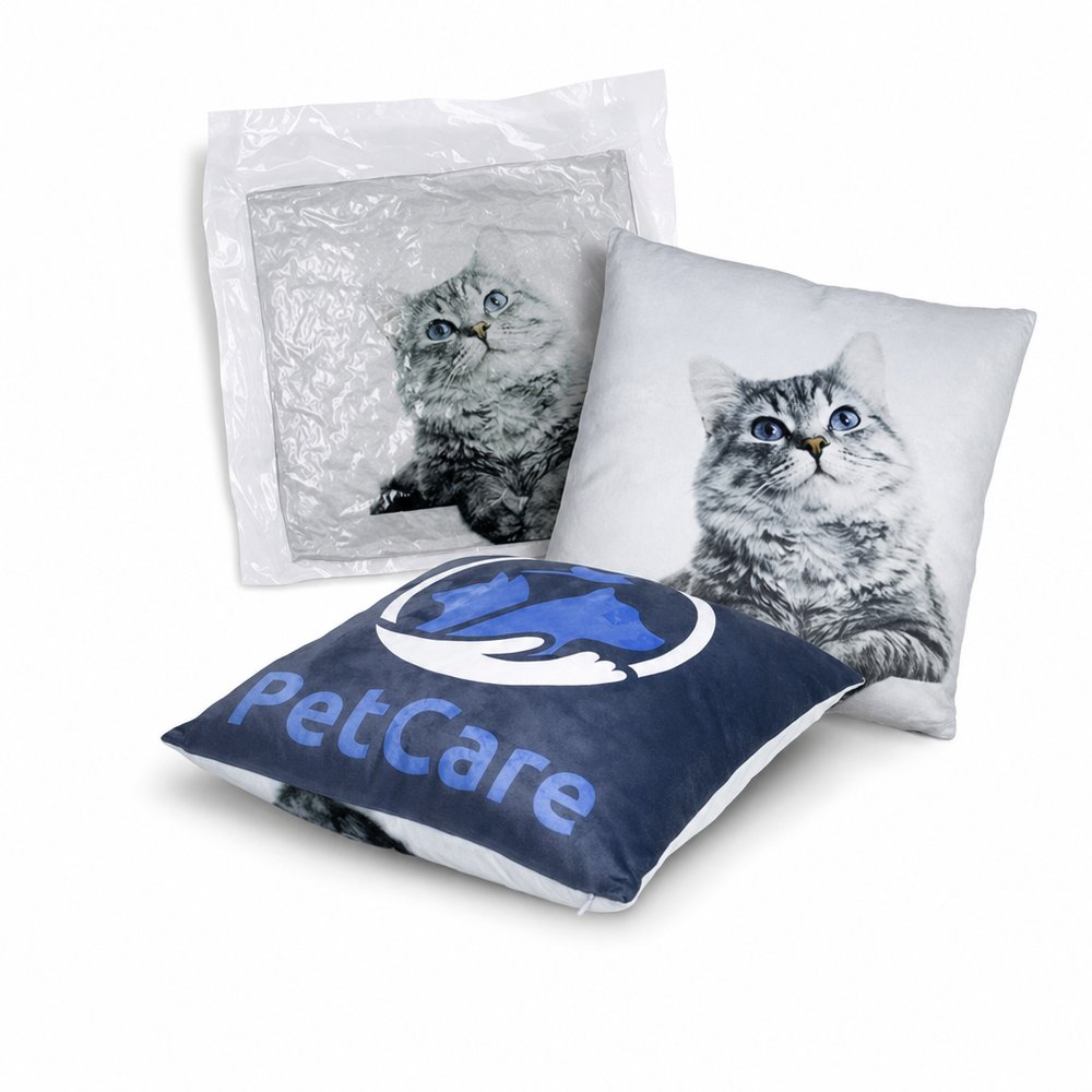 Custom Printed Plush Cushions 40x40cm