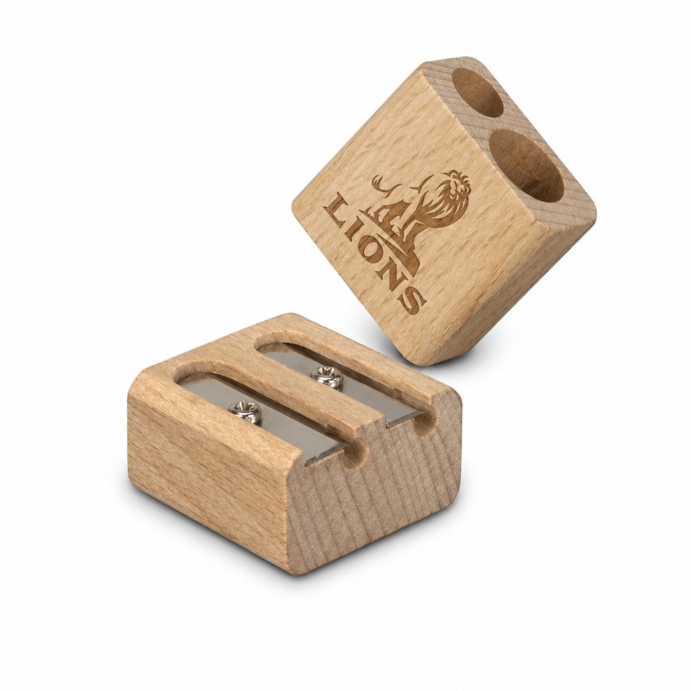 Wooden Pencil Sharpener — Branded Eco Stationery