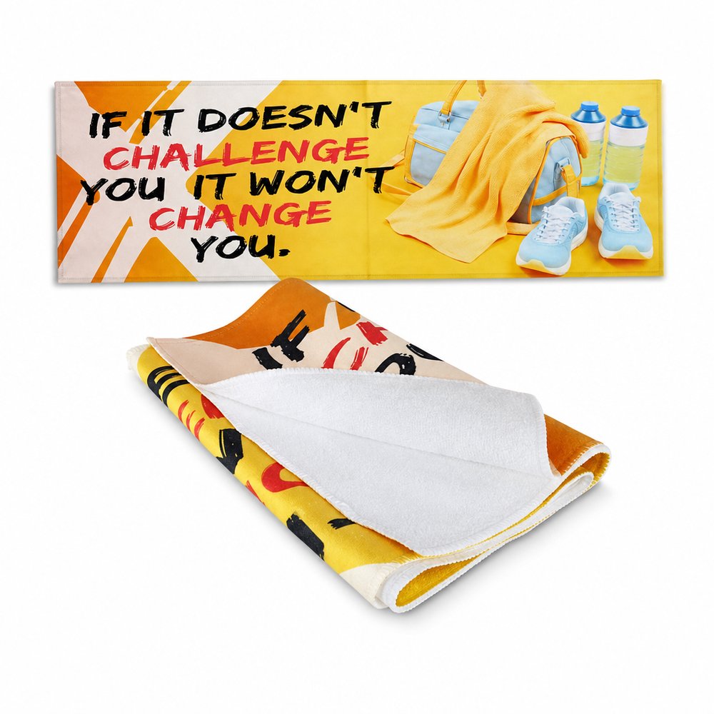 Full Colour Sublimated Sports Towel 980 x 300mm