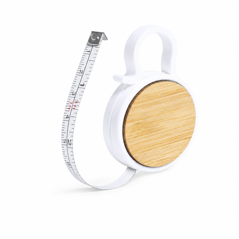 Branded Bamboo Tape Measure 1m — Eco Corporate Gift