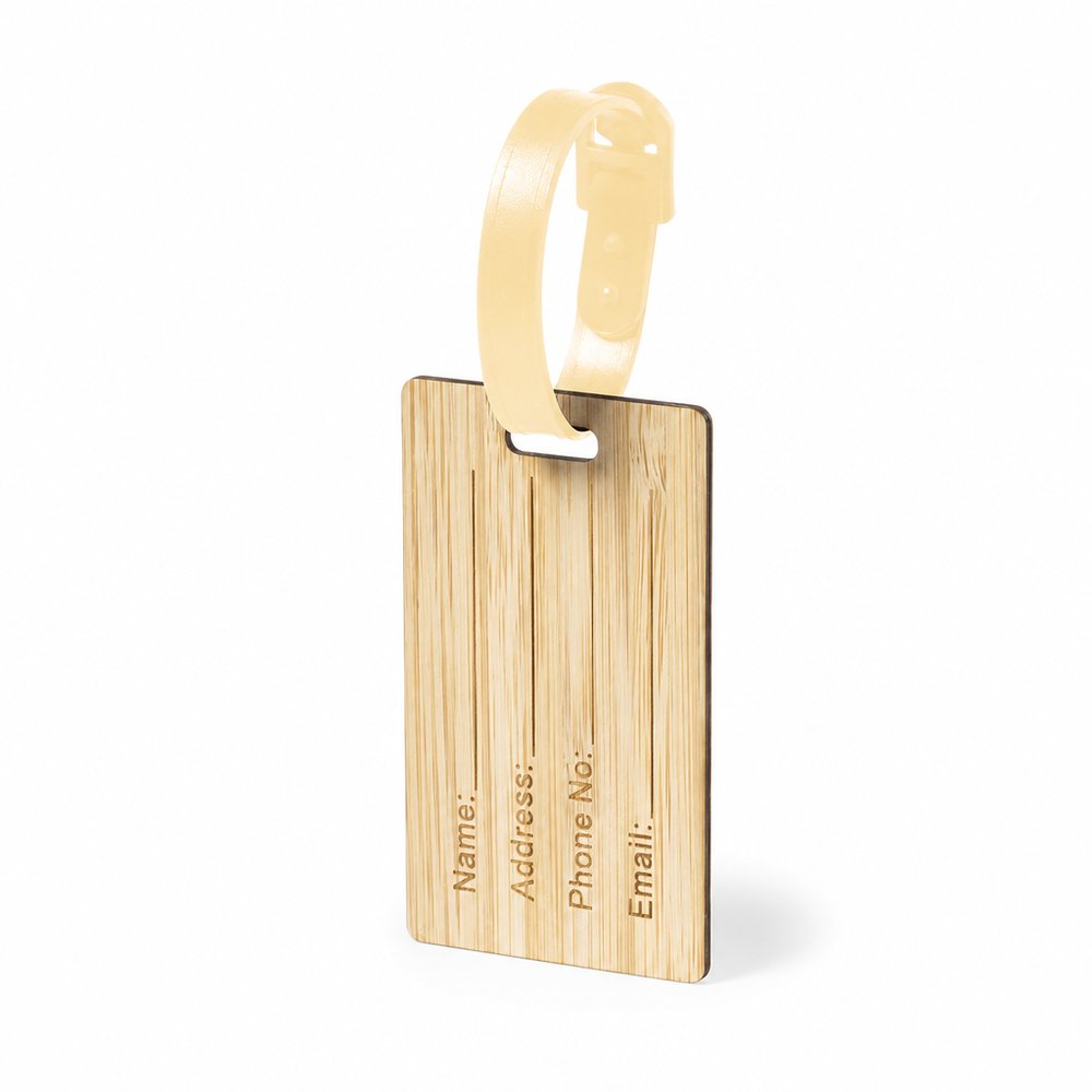 Bamboo Luggage Tags