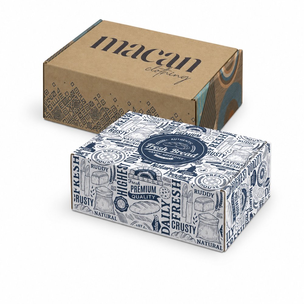 Custom Die Cut Presentation Box with Hinged Lid