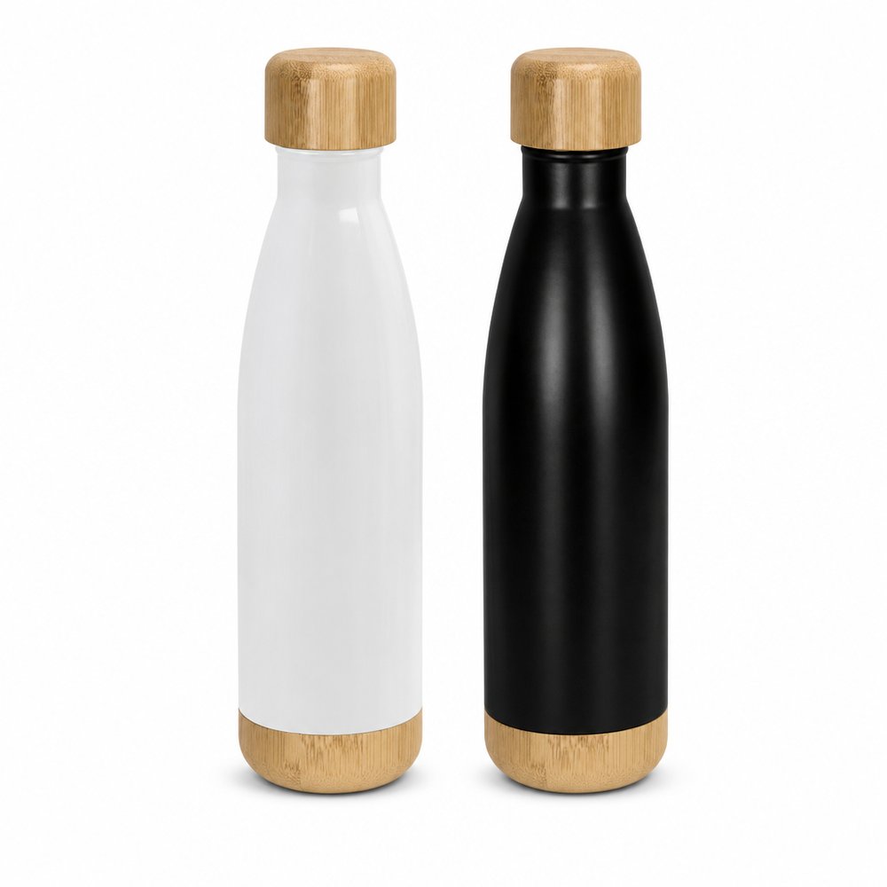 Bamboo & Stainless Steel Vacuum Bottle 500ml