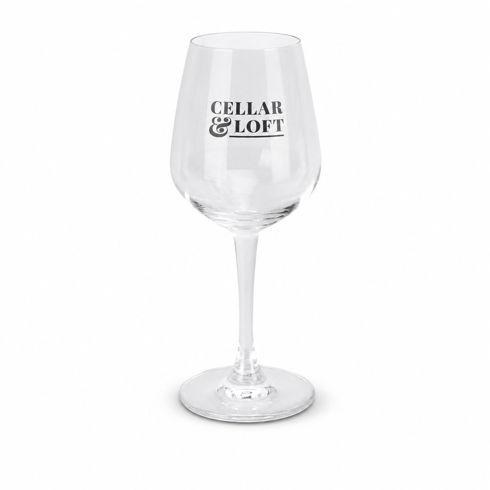 Branded 315ml Wine Glass with Laser Etch