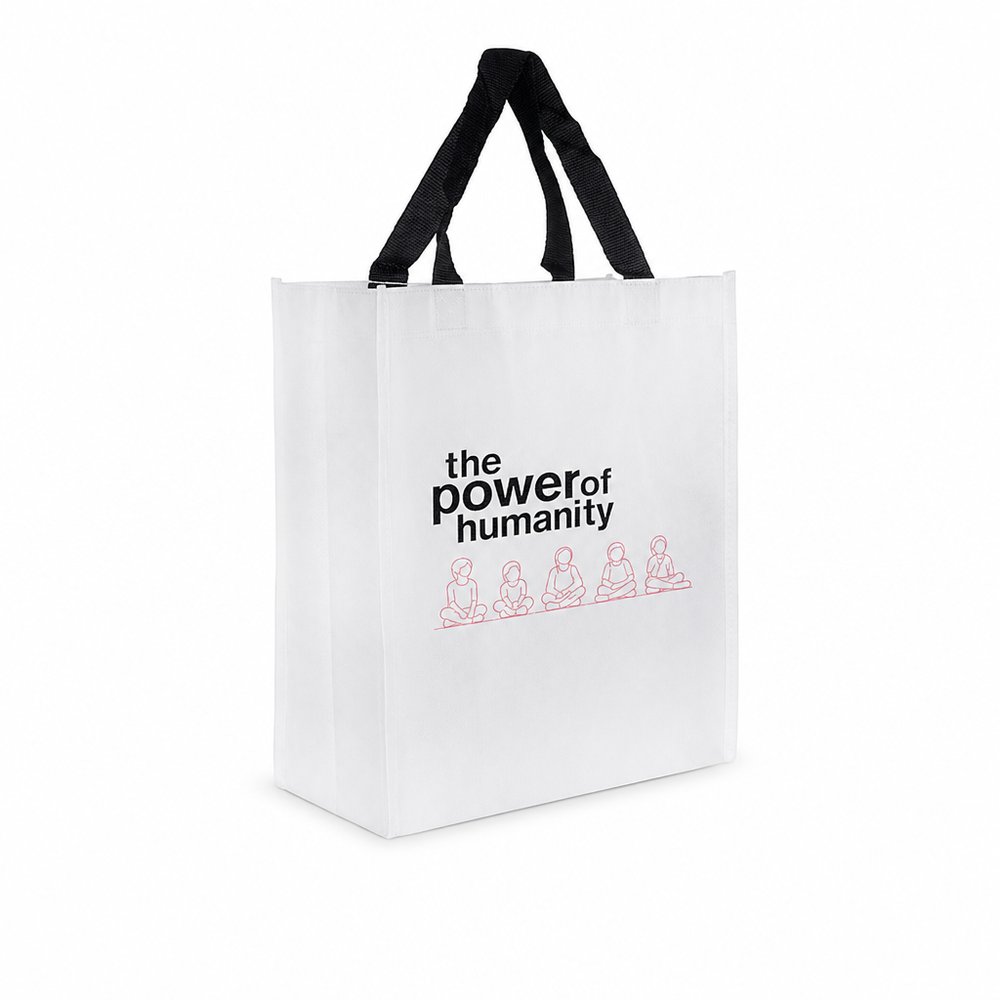 Warp & Weft Woven Paper Bag — Custom Branded