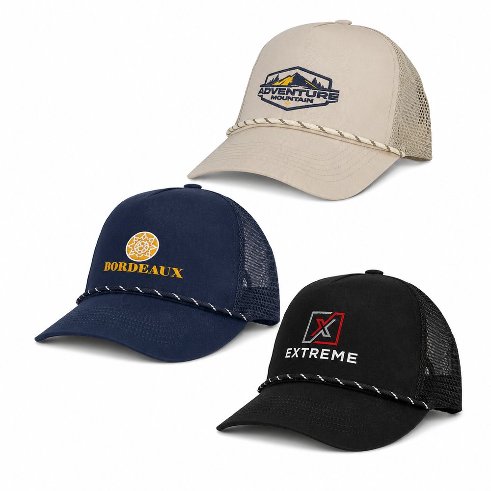 Custom Trucker Caps with Mesh Back & Snapback