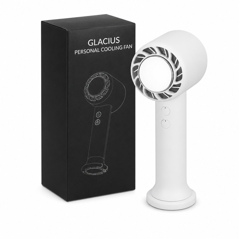 Branded Handheld Cooling Fan with Cooling Plate