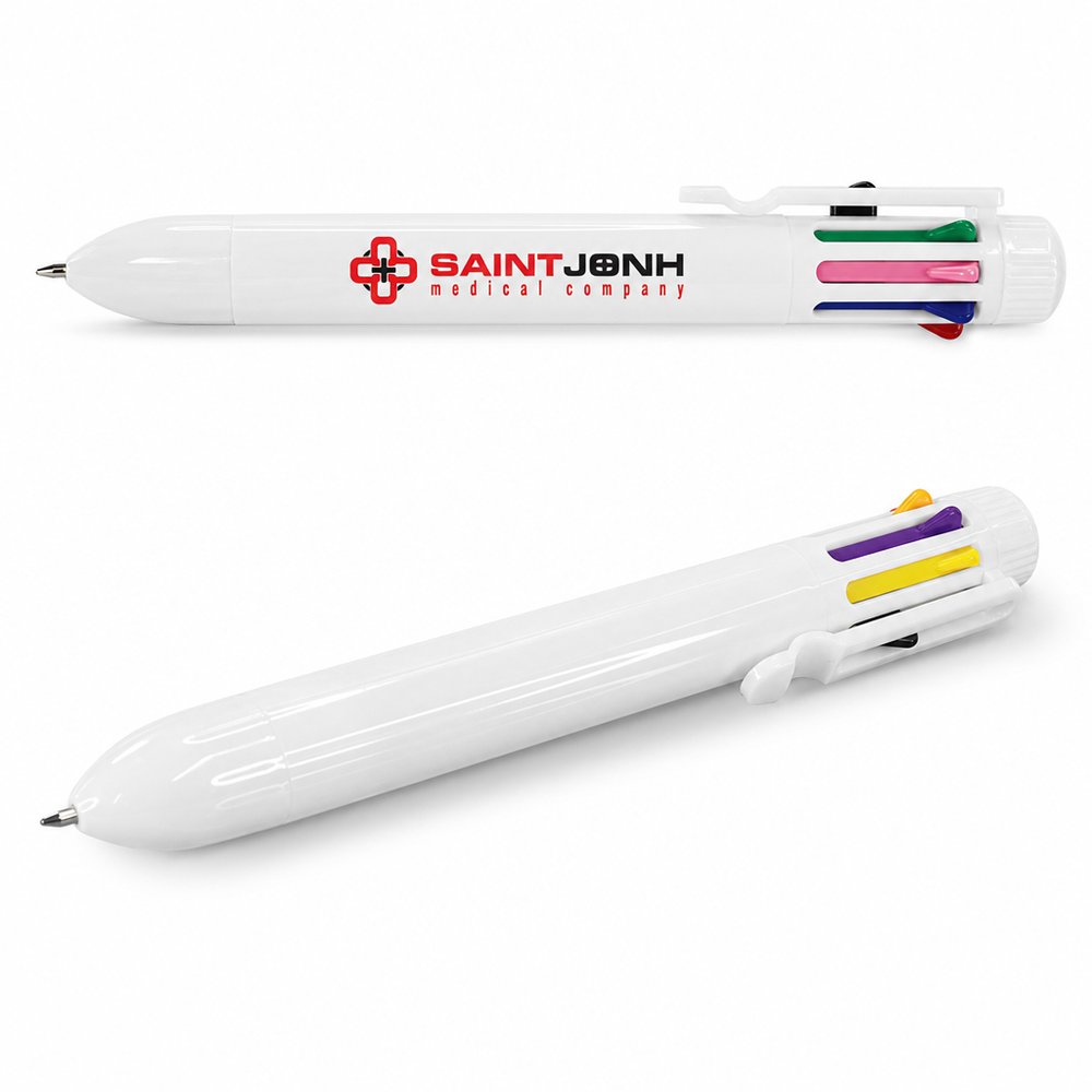 Octo 8-Colour Retractable Pen — Branded Promotional Pens