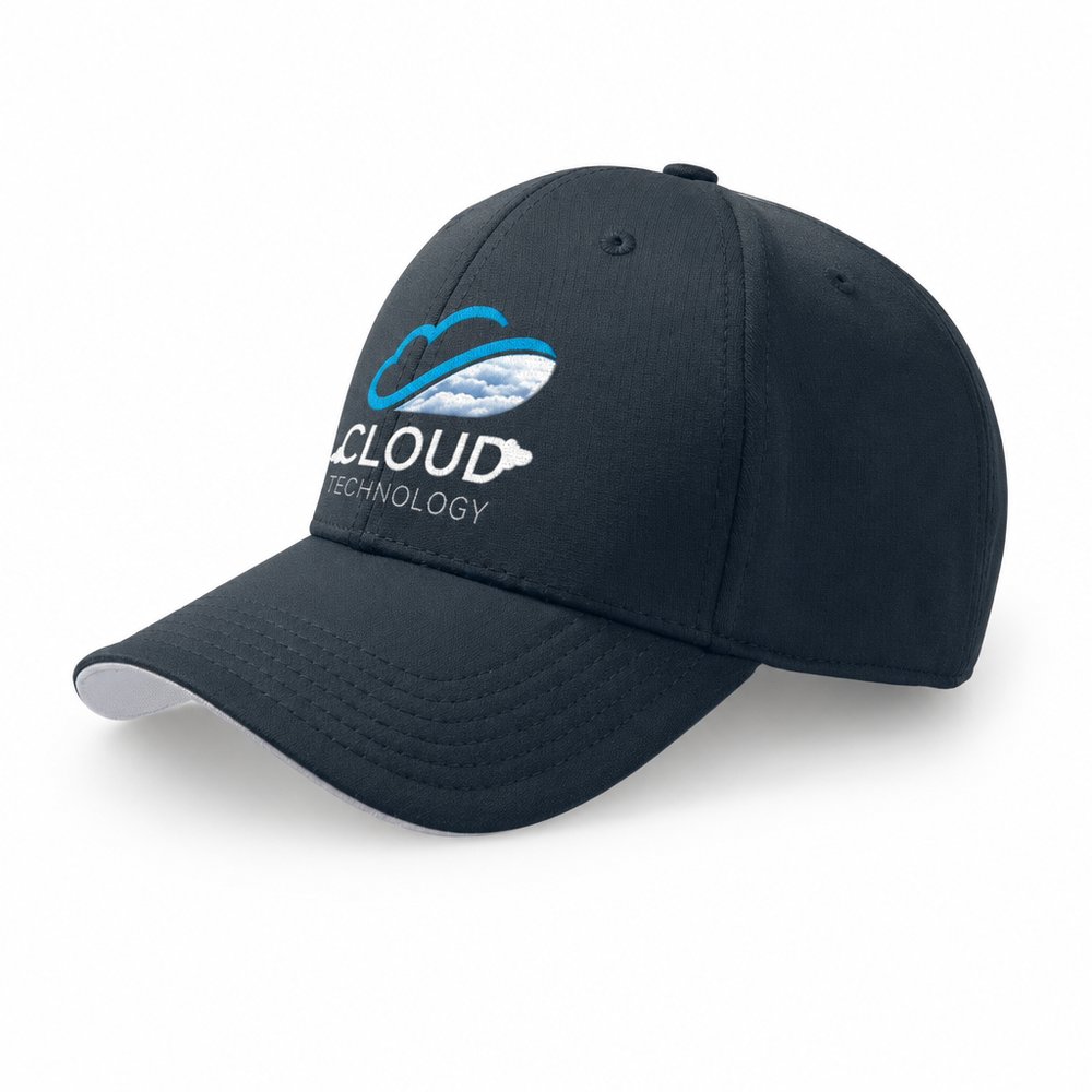 Branded Polyester Cap with Honeycomb Mesh