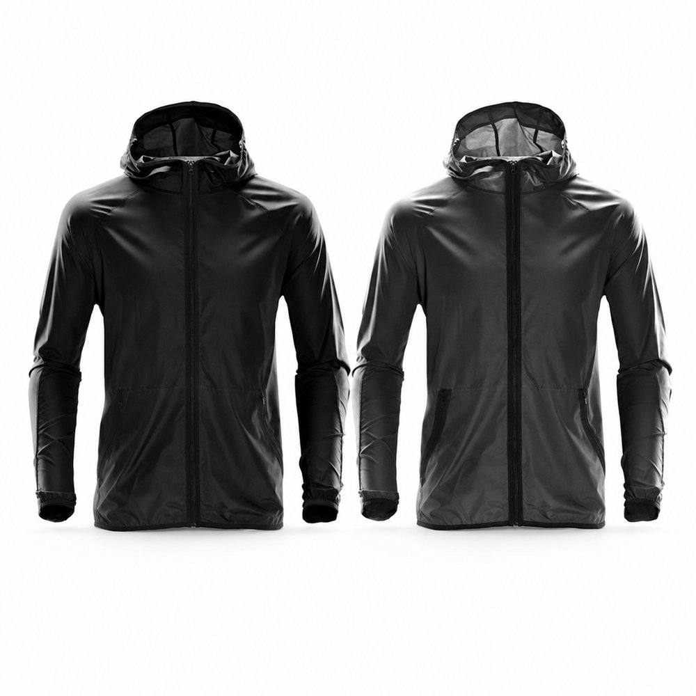 Hooded Shell Jacket — Branded Lightweight Outer