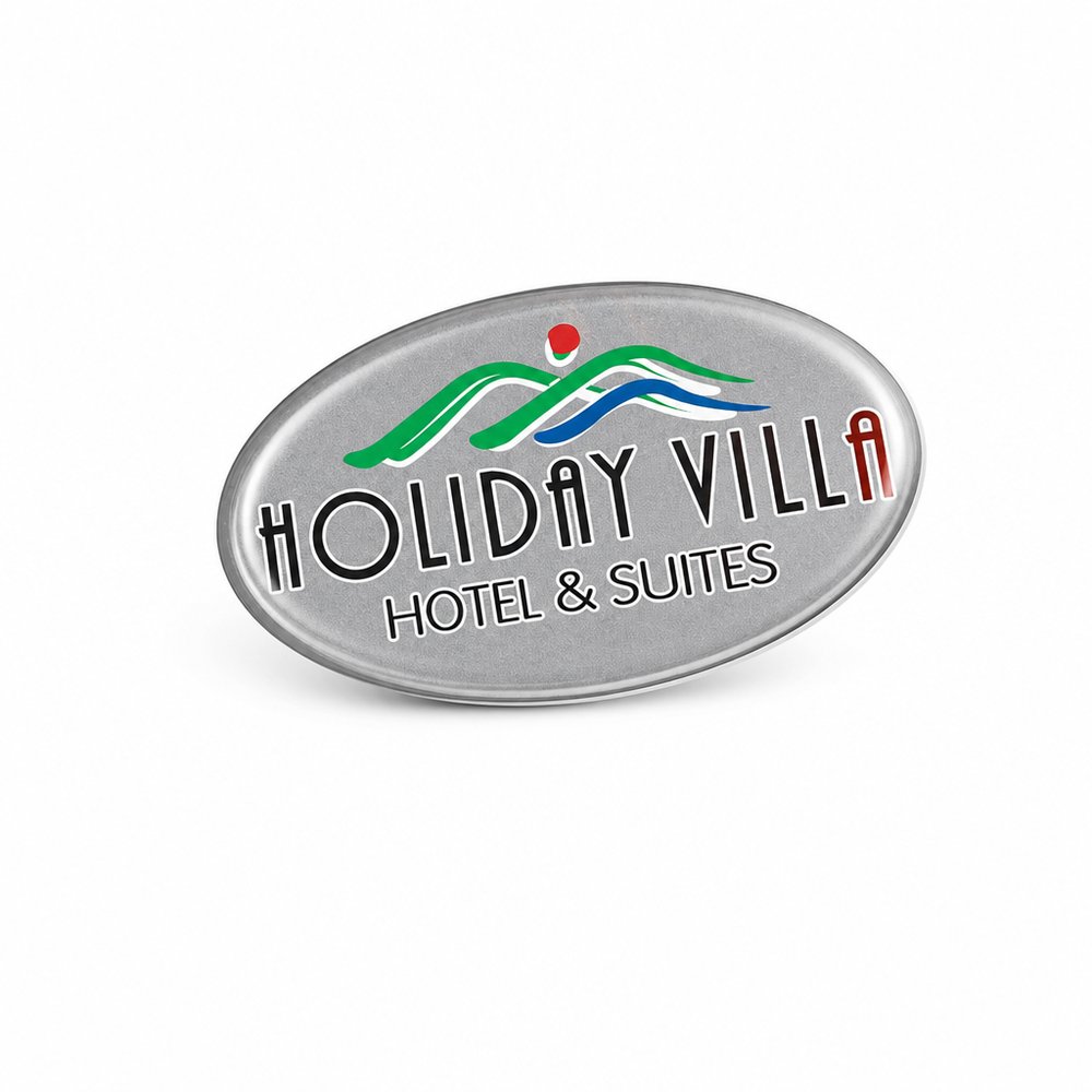 Oval Resin Coated Labels — Domed Custom Stickers