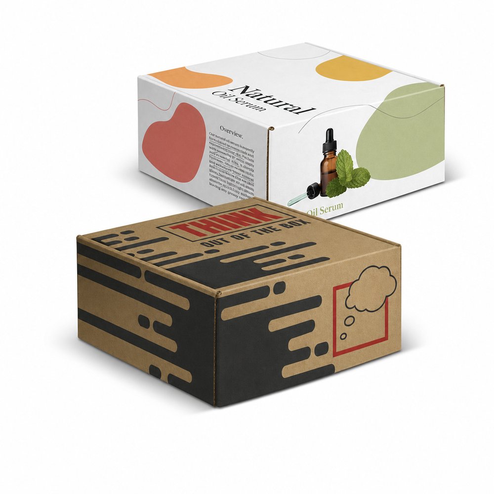 Custom Die Cut Gift Box with Locking Lid 225mm