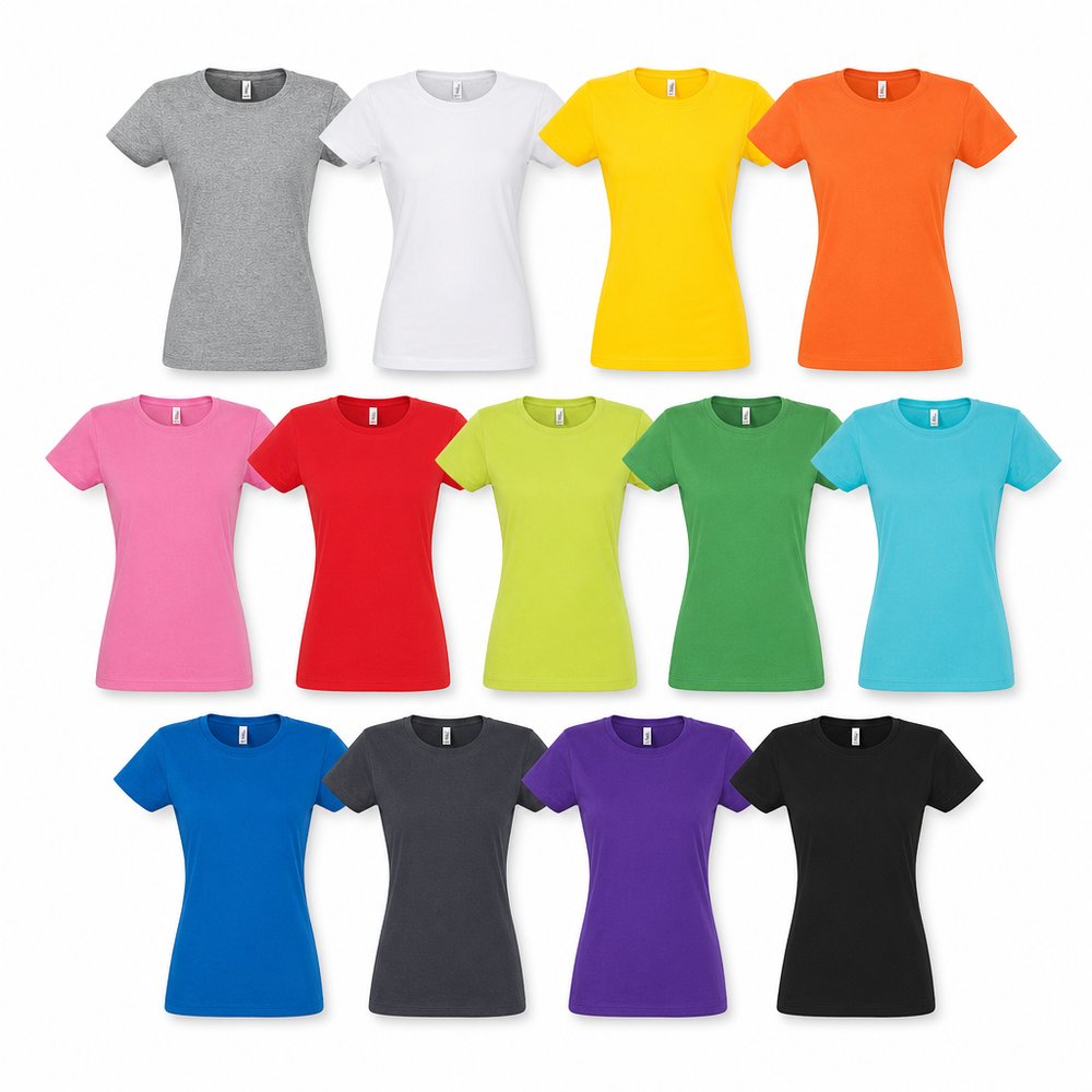 Women's Branded T-Shirt 190gsm Cotton