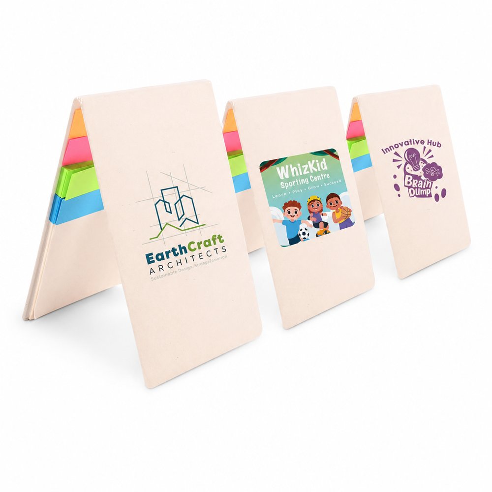 Recycled Milk Carton Sticky Notes — Eco Branded