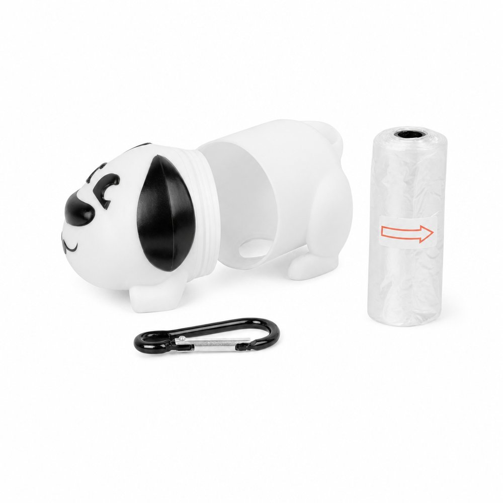 Recycled Dog-Shaped Waste Bag Dispenser