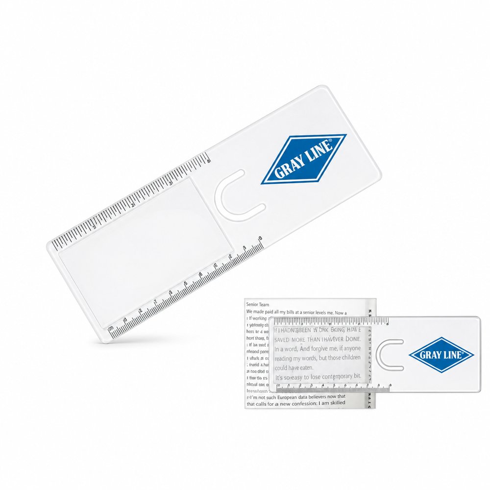 Mini Magnifier Ruler — Branded Bookmark Giveaway