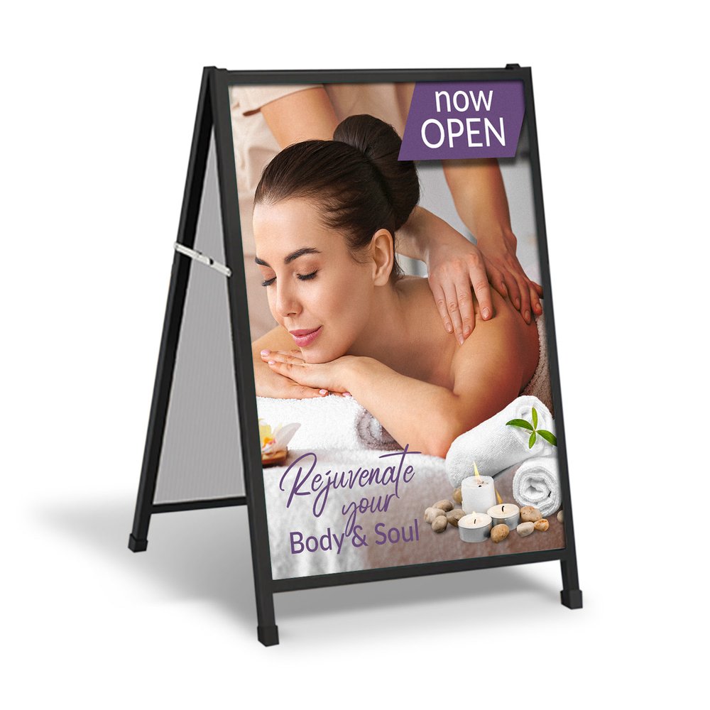 Steel Event A-Frame Sign 900x1200