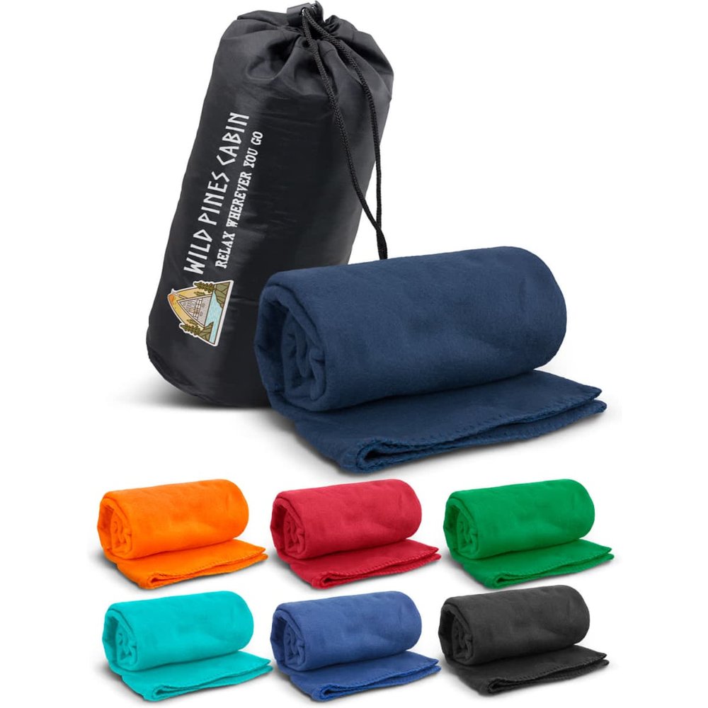 Glasgow Fleece Blanket with Carry Bag