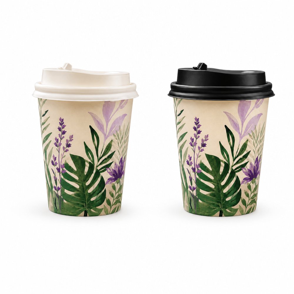 Single Wall Paper Cup 200ml Custom Print