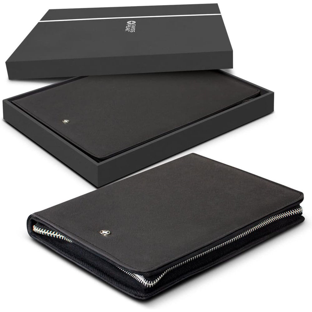 Swiss Peak Heritage A5 Portfolio with Zip