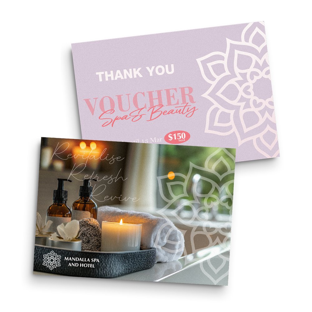 A6 Matte Message Card