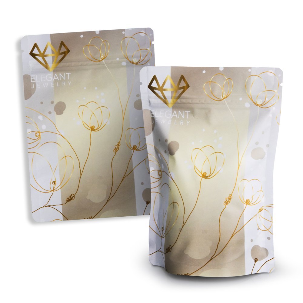 Small Foil Stand-Up Pouch with Zip Lock