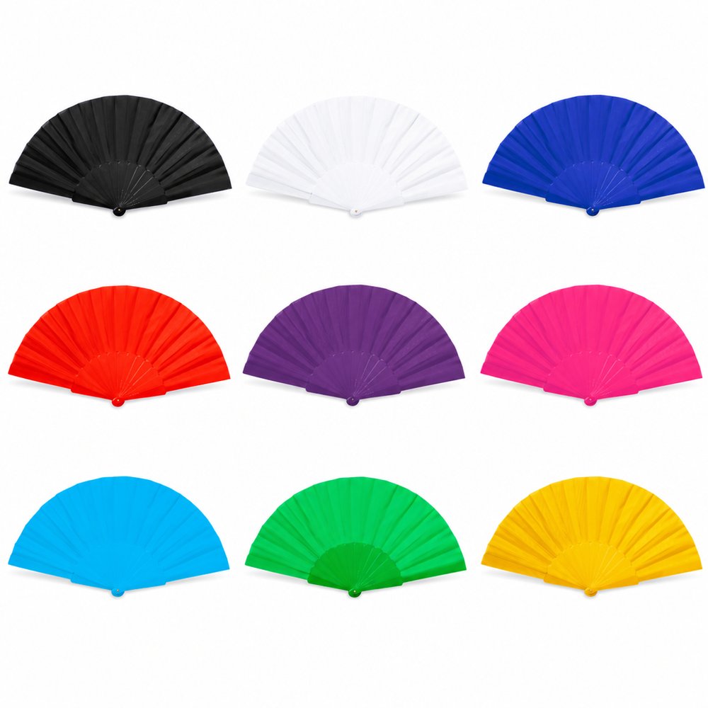 RPET Foldable Fan in Recycled Plastic