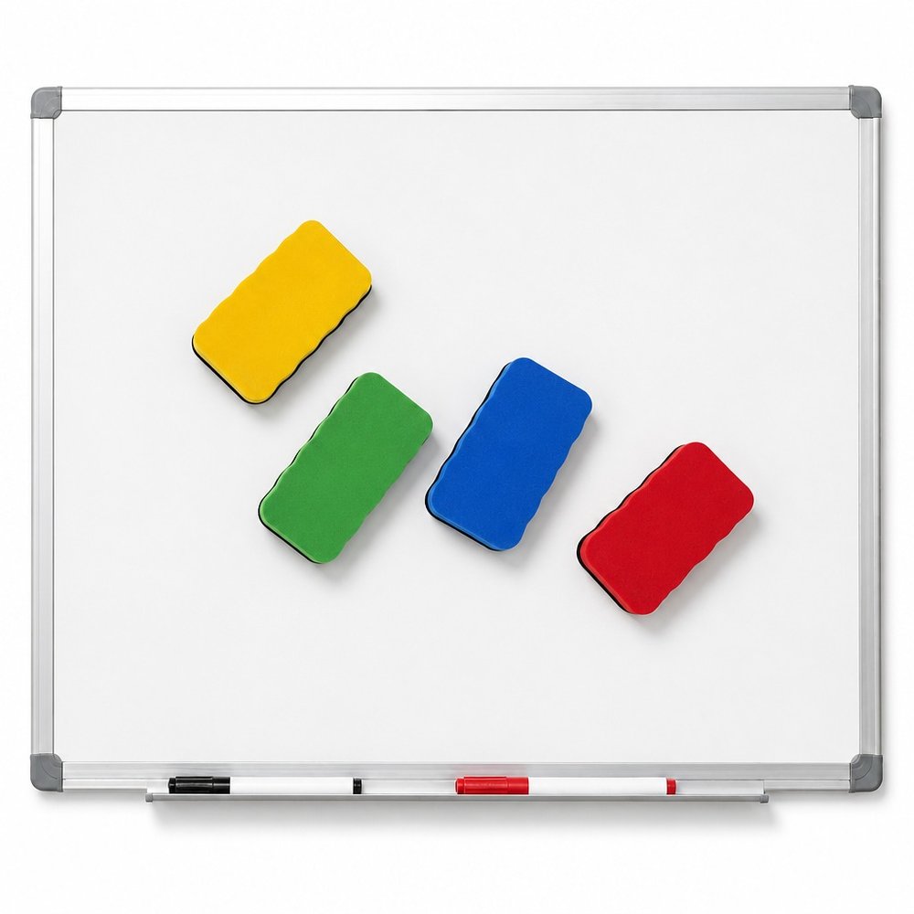 Bonack Magnetic Foam Whiteboard Eraser, Branded