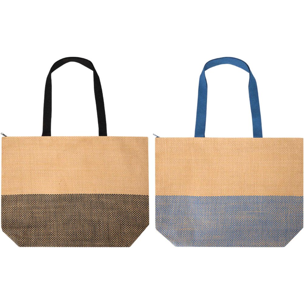 Paper Straw Zipped Tote 21L