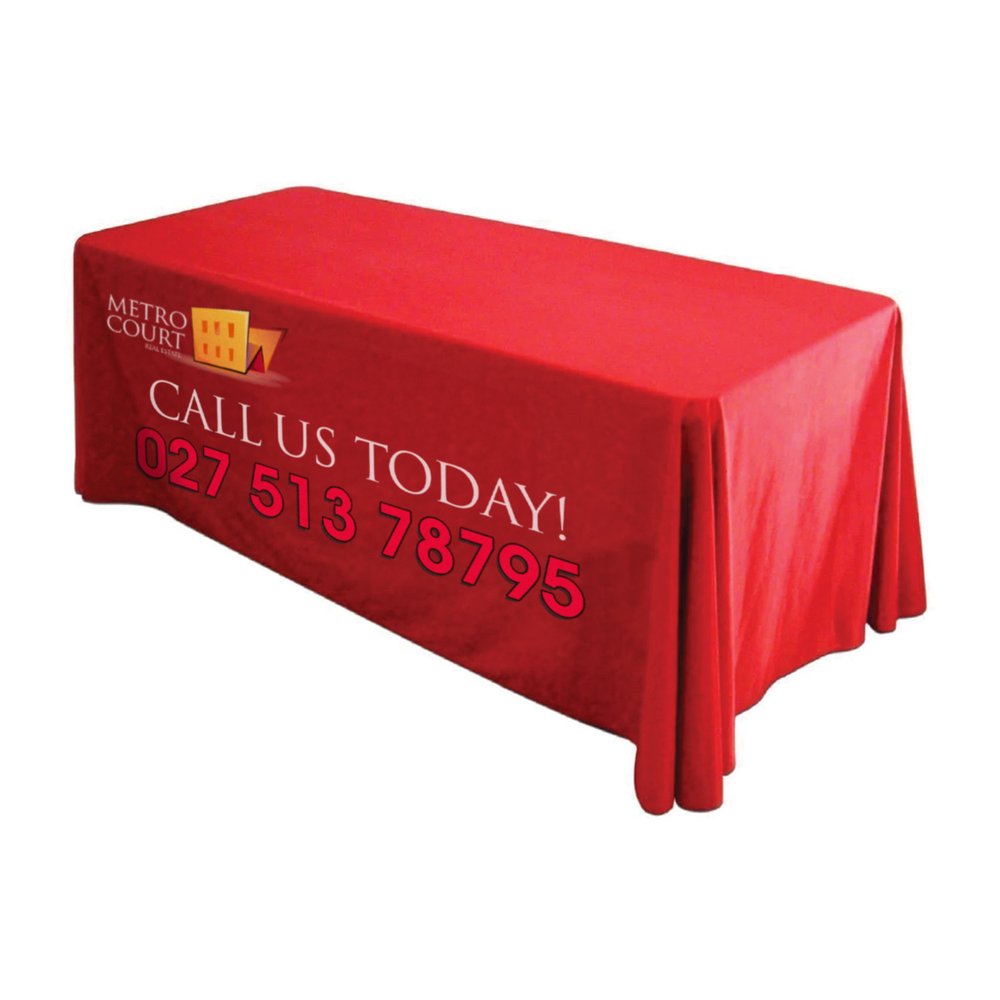 Full-Colour Sublimation Table Cover Throw