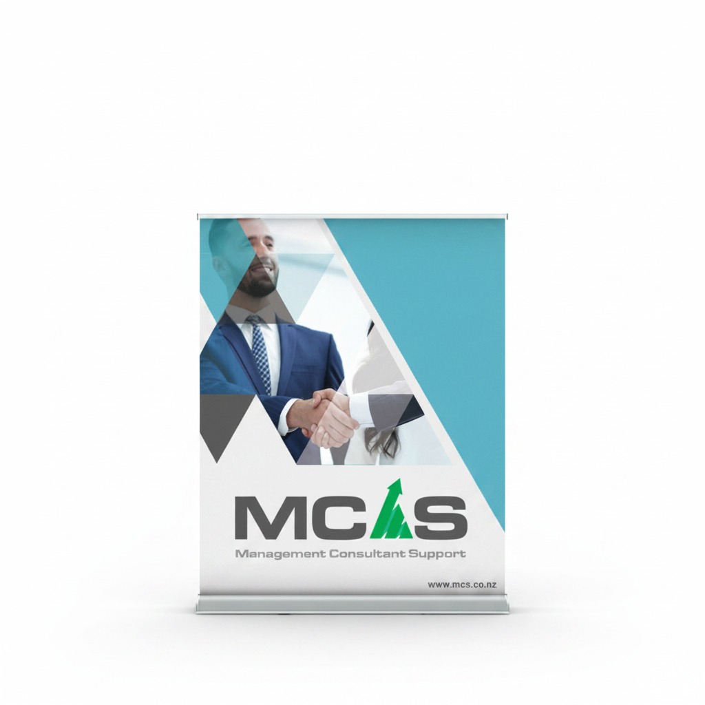 Shopping Centre Approved Block-Out Pull-Up Banner 120x140