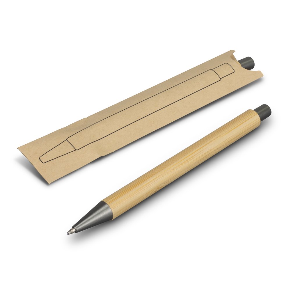 Carbon Neutral Bamboo Ballpoint with Gunmetal Trim