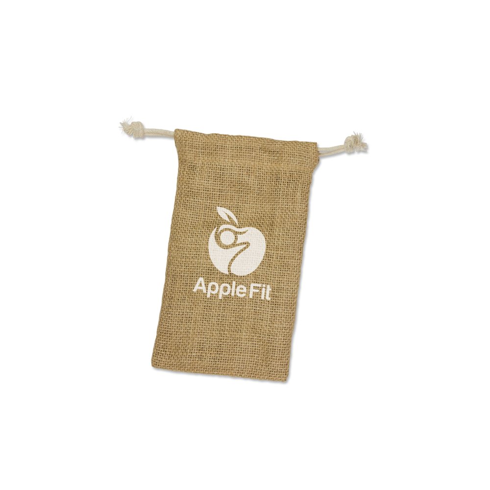 Natural Jute Drawstring Gift Pouch