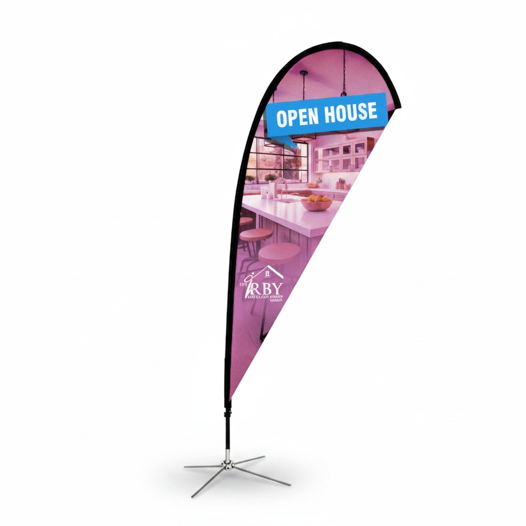 Small Teardrop Event Flag Display Kit