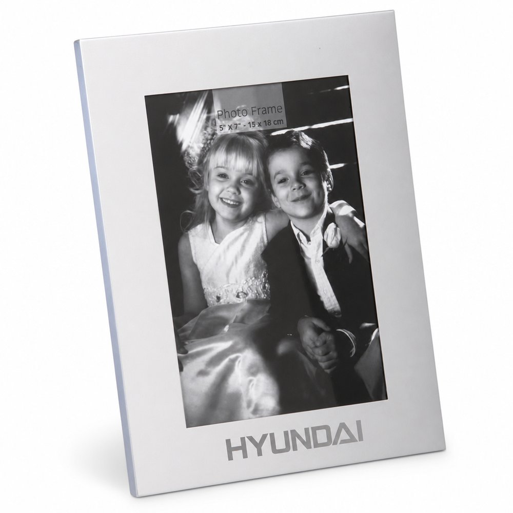 Classic Aluminium Photo Frame in Brushed Silver