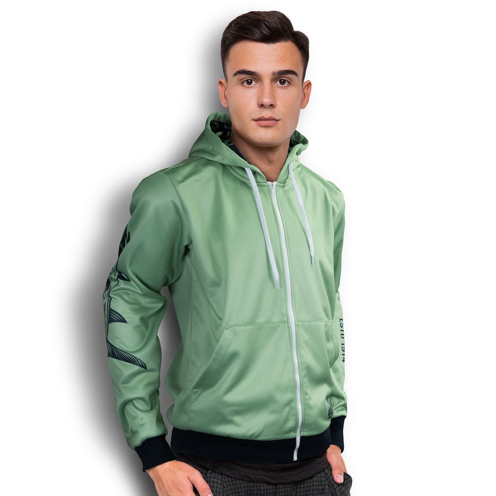 Men's Full-Zip Brushed Fleece Hoodie