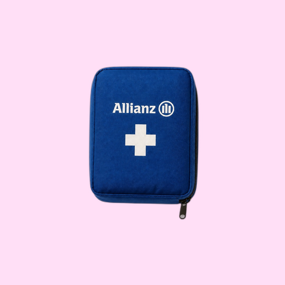 Allianz First-aid pouch produced by Sense2