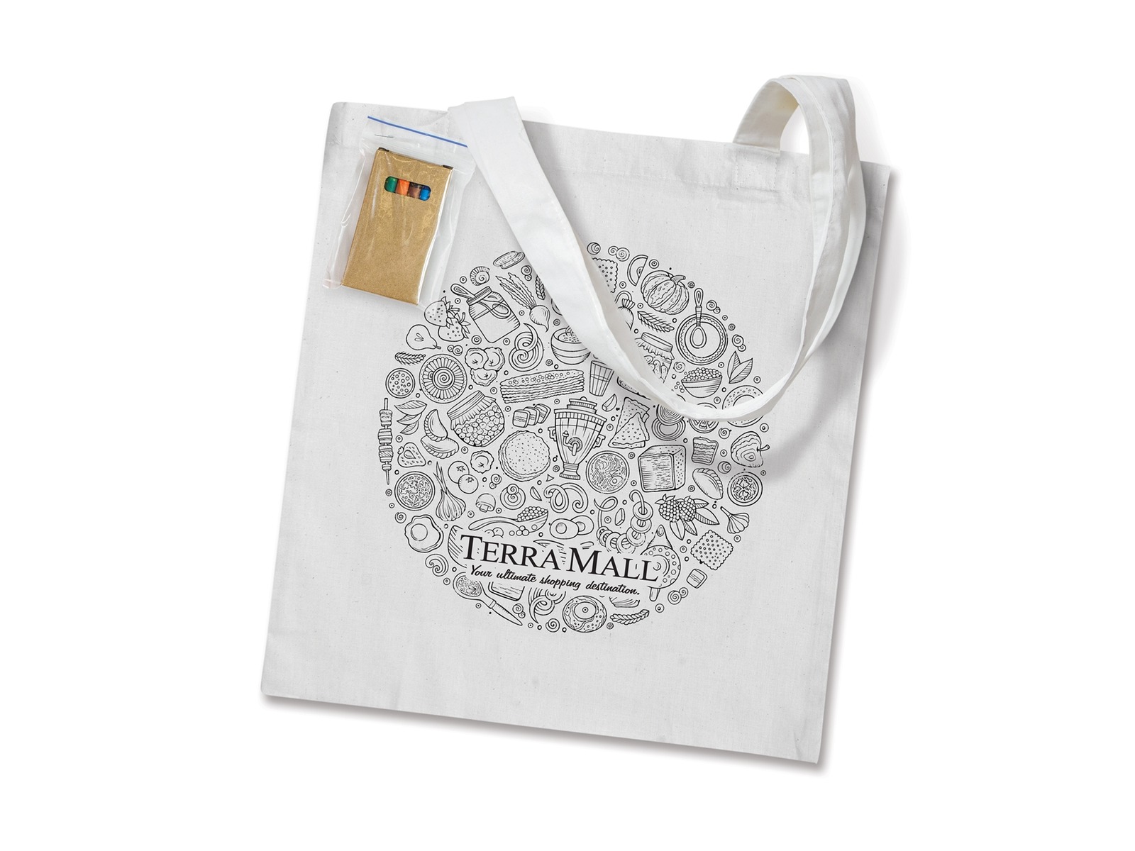 Mandala Colouring In Tote Bags