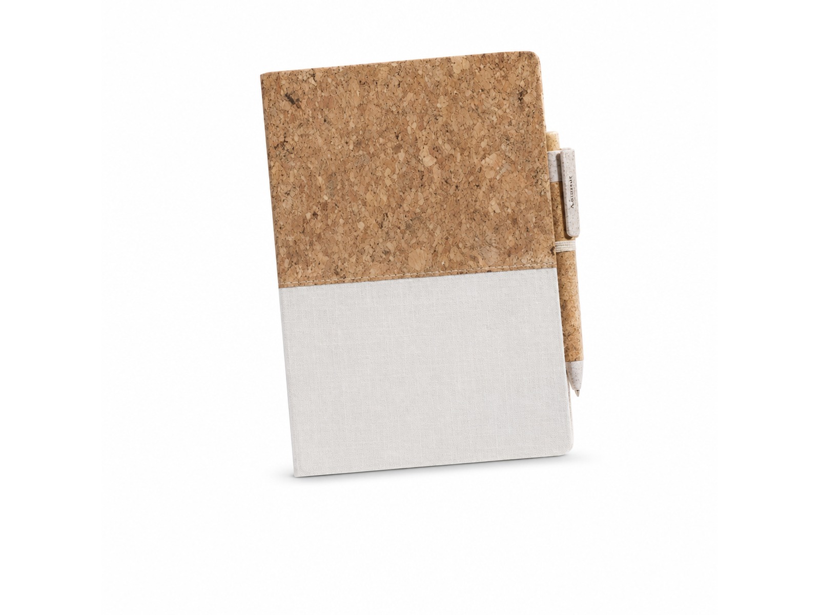 Eco Cotton & Cork Notebooks With Pen (A5)